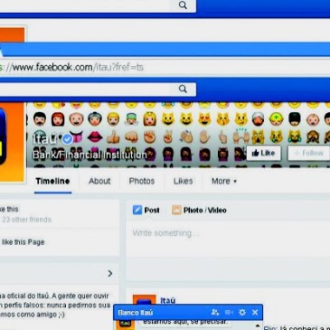 Golpe bancário chega às redes sociais