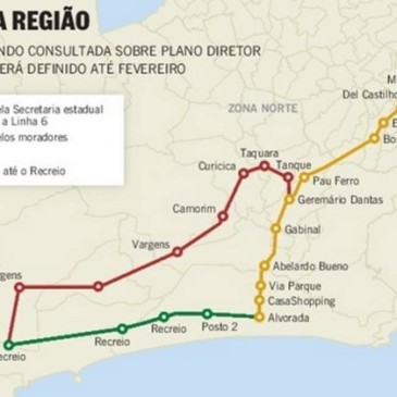 Metrô em Jacarepaguá e expansão até o Recreio já tem traçados debatidos