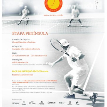 Circuito Intercondomínios de Tênis – Etapa Península