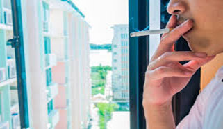 Bitucas de cigarro: não atire  pela janela. Apague e jogue no lixo