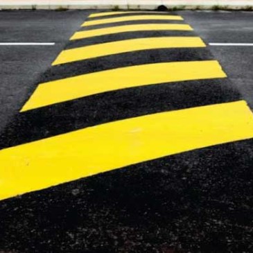 Instalação de novas lombadas