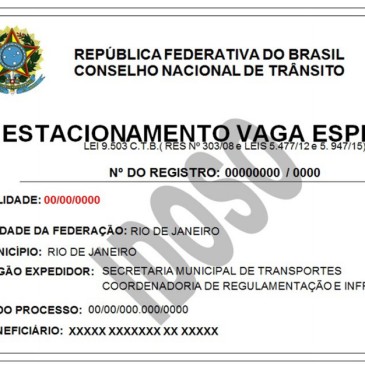 Rio reduz de 65 para 60 anos idade que dá direito a estacionamento grátis