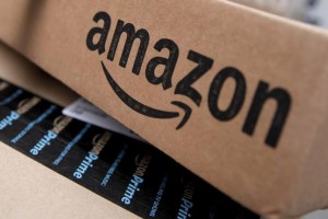 Embalagem de entrega da Amazon em Nova York