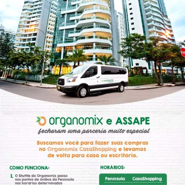 ASSAPE fecha parceria com Organomix, do CasaShopping